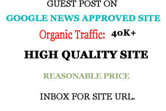guest post on high da and real high traffic sites