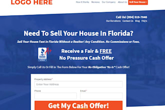 design your real estate investor and lead generation website