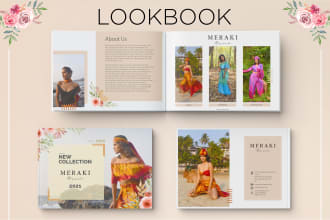 design fashion and cbd lookbook, product catalogue,line sheet,flyer and brochure