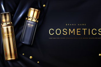 do luxury cosmetic packaging and makeup product skin care label design