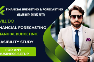 do financial forecasting, budgeting for new startup business