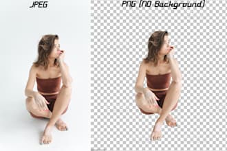 jpeg to png transperent image