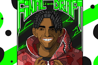 design in cartoon your album, mixtape or single artwork