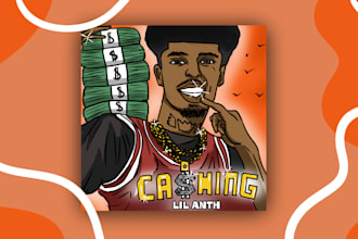 design in cartoon your album, mixtape or single artwork