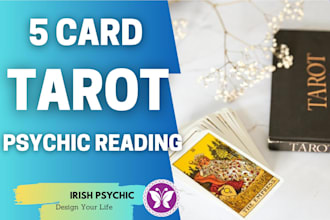 use 5 card and give you tarot card reading
