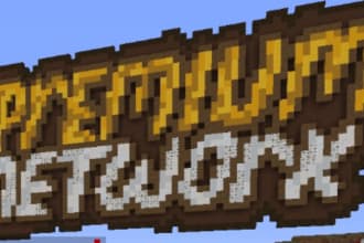 build your logo in minecraft