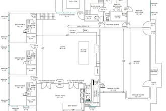 draw, redraw 2d floor plan, elevation, section in autocad, sketchup
