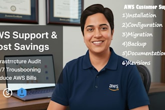 fix AWS issues, provide technical support and cost optimization