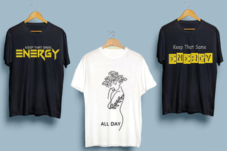 do mind blowing typography t shirt design