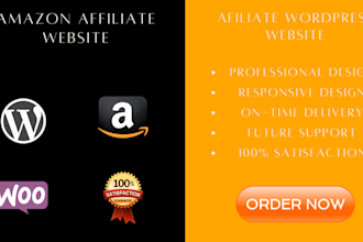 create responsive affiliate website in worpdress