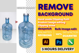 do background removal, deep etch image, clipping path, cut out image, remove bg