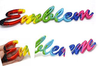 do embroidery digitizing 3d puff in 1 hour dst pes file