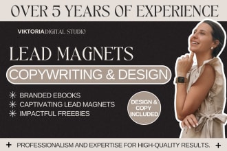 write and design your lead magnet, ebook or freebie