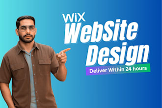 design wix website and redesign a business wix website