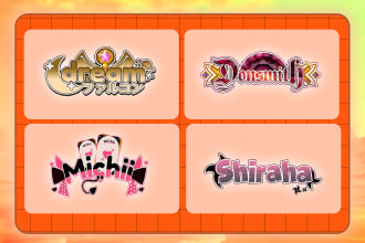 design cute logo for vtuber and streamer