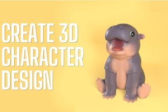 create 3d character from your idea