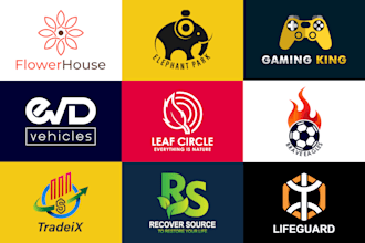 design a minimalist business logo, circular round sticker, badge, label, patch
