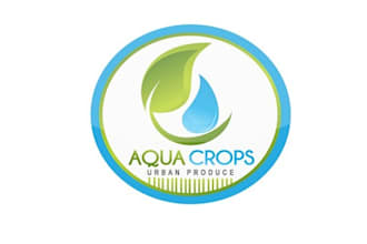 design aqua crops logo in 1 day