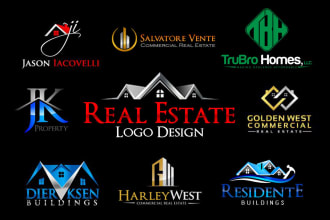 design real estate, property, realtor or construction business logo perfectly
