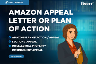 write an amazon suspension appeal or plan of action