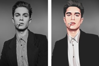 draw realistic vector art from your photo