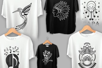 create vector files for heat transfer and vinyl cut tshirt