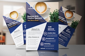 corporate flyer, food flyer, beauty flyer within 24 hours