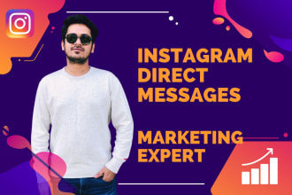 do instagram dm promotion by sending instagram direct messages