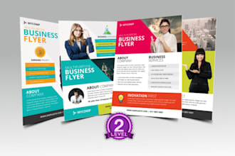 design modern and awesome flyer