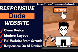 create a desktop or mobile friendly duda website