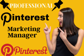be pinterest manager creating pins, boards, traffic, marketing business