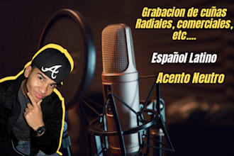 record a spanish narration neutral voiceover and audiobook