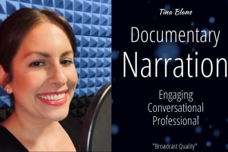 record a voiceover for your explainer video or documentary