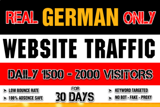 drive real targeted traffic, quality german visitors