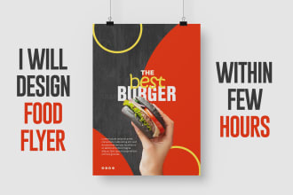 design food flyer poster