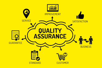 do testing and review website as QA on all platforms