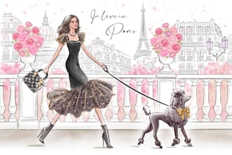 draw fashion illustration, beauty portrait, lifestyle sketch