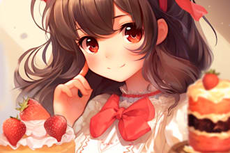 draw an anime illustration