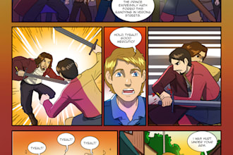 make colorful comic to your liking