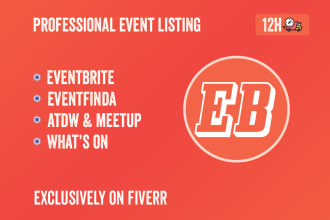 do eventbrite, eventfinda, atdw event listing