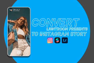 convert lightroom preset into instagram story filter