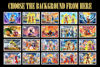 create a dragon ball style portrait from your photo