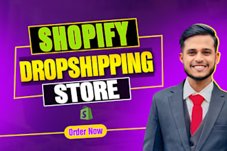 setup one product shopify store, shopify dropshipping store