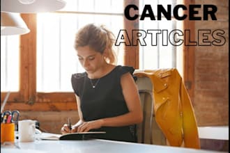 write articles on all types of cancer