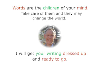 make sure your letter, resume or proposal is in clear and excellent english