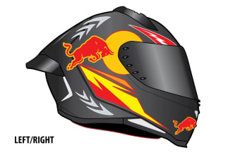 design custom sticker decal helmet for racing and welding