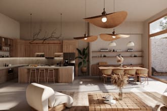 design interior rendering spaces