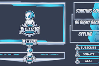 make a stream packages and stream overlay