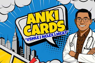 create advanced anki flashcards for usmle nclex mcat exams