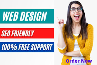 design responsive wix or wordpress website design